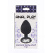Анальная пробка Toy Joy Diamond Booty Jewel с кристаллом, черный, Large