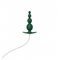 Анальный плаг с вибрацией Qingnan No.8 Mini Vibrating Anal Beads Green