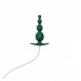 Анальний плаг з вібрацією Qingnan No.8 Mini Vibrating Anal Beads Green