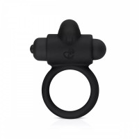 Эрекционное кольцо с вибрацией Easy Toys Bunny Vibe Ring Black