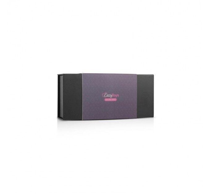 Страпон на ремнях Easytoys, силиконовый, чёрный, 13.5 х 2.7 см