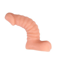 Фалоімітатор з хребтом Chisa Real Touch XXX Flexible Cock No.02, бежевий