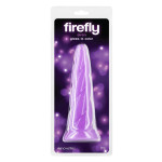 Фалоімітатор конусоподібний NS Novelties Firefly Siren, що світиться в темряві, фіолетовий