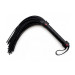 Флоггер с красным сердцем DS Fetish Flogger black with red heart