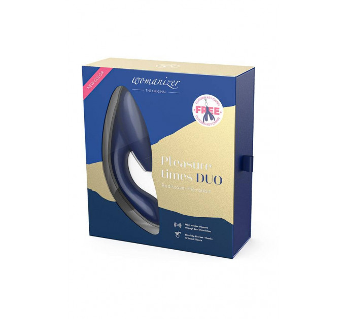 Инновационный бесконтактный cтимулятор Womanizer Duo Blueberry