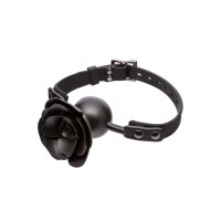 Кляп зі знімною трояндою CalExotiс Removable Rose Gag, чорний