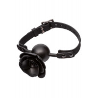 Кляп зі знімною трояндою CalExotiс Removable Rose Gag, чорний