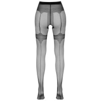 Колготки с имитацией чулок со стрелками Cottelli Collection Strumpfhose черные, размер 5