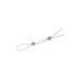 Кільце ерекційне 7 " Silicon Cock Ring with 2 beads, LAVENDER