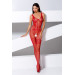 Комбинезон сетка с открытым доступом BS069 red