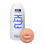 Мастурбатор мужской в виде рта Alive Oral Flex в колбе, M