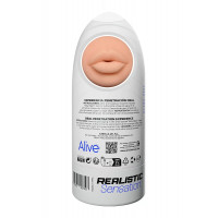 Мастурбатор мужской в виде рта Alive Oral Flex в колбе, M