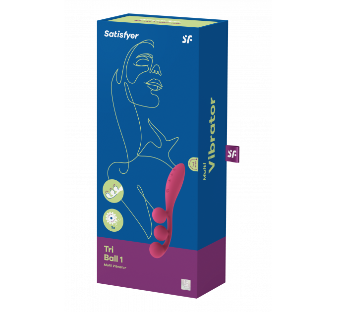 Мультивібратор SATISFYER TRI BALL 1 RED