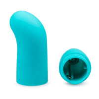 Мини-вибратор для точки G Easytoys, бирюзовый, 12 х 2.5 см