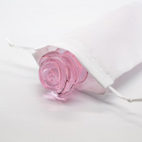Набір анальних пробок DreamToys Glaze Glass Rosebud скляний, рожевий, 3 шт.
