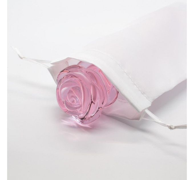 Набір анальних пробок DreamToys Glaze Glass Rosebud скляний, рожевий, 3 шт.