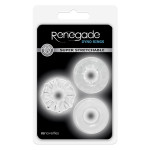 Набор эрекционных колец NS Novelties Renegade прозрачные