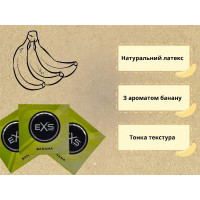 Набор презервативов для орального секса Exs Banana с ароматом банана (цена за 10 шт.)