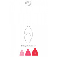 Набір вагінальних кульок Mae B Pelvic Floor Exercise Kegel Balls - Red