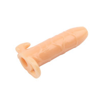 Насадка на член Chisa SuperMe Vibrating Real Feel Sleeve з вібрацією