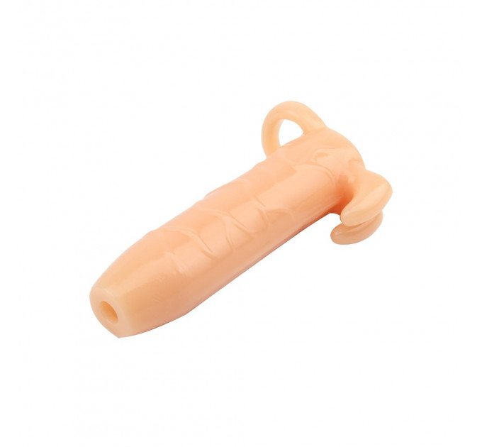 Насадка на член Chisa SuperMe Vibrating Real Feel Sleeve з вібрацією