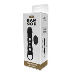 Насадка на пеніс із вібрацією Dream Toys Ramrod та пультом управління, чорна