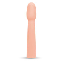 Насадка на пеніс Size-Up Penis Entender з 3 ерекційними кільцями в наборі, бежева