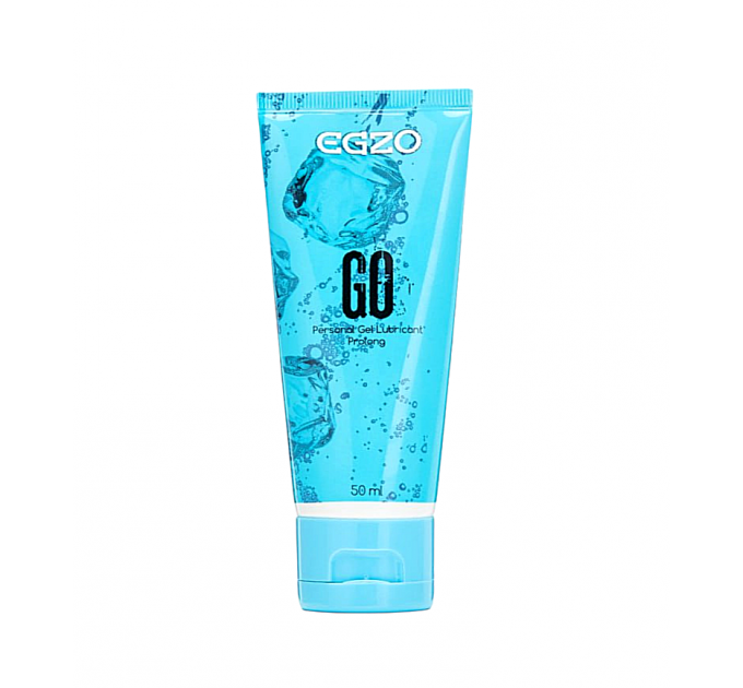 Охлаждающий гель-лубрикант EGZO “GO” с пролонгирующим эффектом, 50 мл