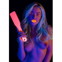 Паддл Taboom Glow In the Dark, светится в темноте, розовый, 32 см
