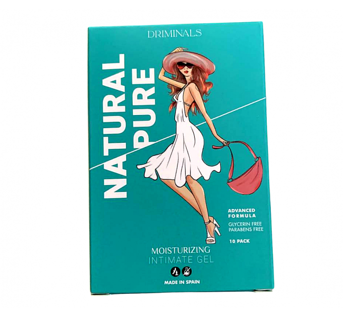 Пробник/Лубрикант на водной основе Driminals Natural Pure для чувствительной кожи, 4 мл