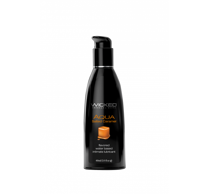 Їстівний лубрикант зі смаком карамелі WICKED AQUA 60ML