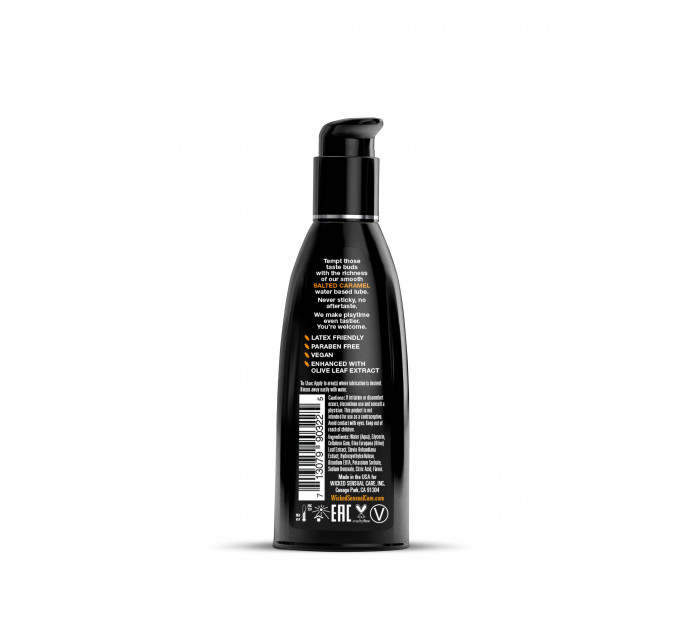 Їстівний лубрикант зі смаком карамелі WICKED AQUA 60ML