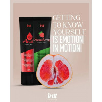 Съедобный лубрикант со вкусом клубники INTT Strawberry Lubrificant