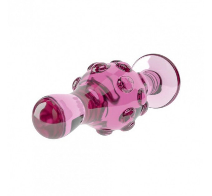 Скляна Анальна пробка 4.5" Glass Romance Dildo Pink