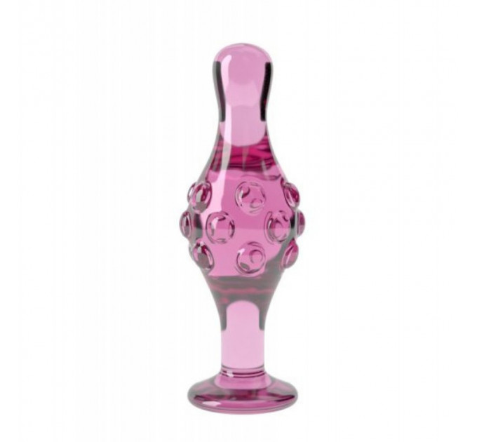 Скляна Анальна пробка 4.5" Glass Romance Dildo Pink
