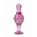 Скляна Анальна пробка 4.5" Glass Romance Dildo Pink