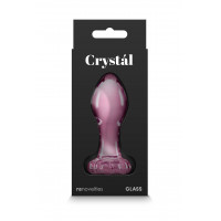 Скляна пробка NS Novelties CRYSTAL FLOWER PINK