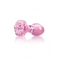 Скляна пробка NS Novelties CRYSTAL FLOWER PINK