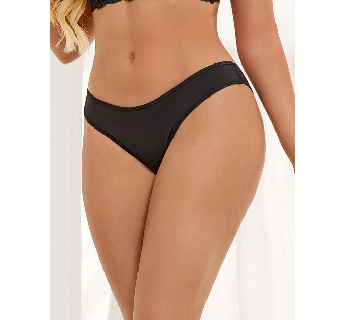 Трусики з мереживом позаду StarNight, чорні, XS-S