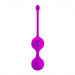 Вагинальные шарики PRETTY LOVE Kegel Tighten Up, фиолетовые, 3.2 см