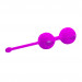 Вагинальные шарики PRETTY LOVE Kegel Tighten Up, фиолетовые, 3.2 см