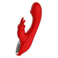 Вибромассажер кролик Dream Toys Red Revolution Artemis красный