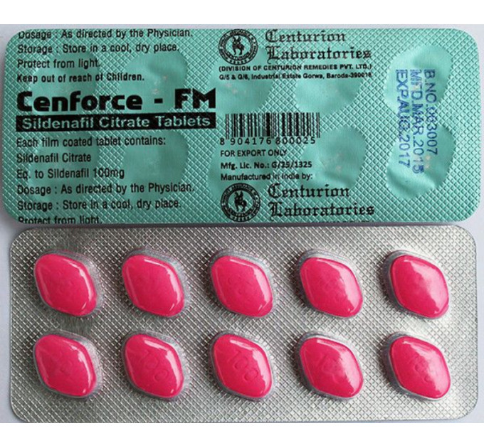 Возбуждающие таблетки для женщин Cenforce-FM, (цена за пластину 10 таблеток)
