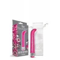 Вибратор Buzzed G-spot Vibe, ярко розовый, 17,7 см