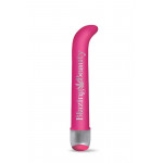 Вибратор Buzzed G-spot Vibe, ярко розовый, 17,7 см