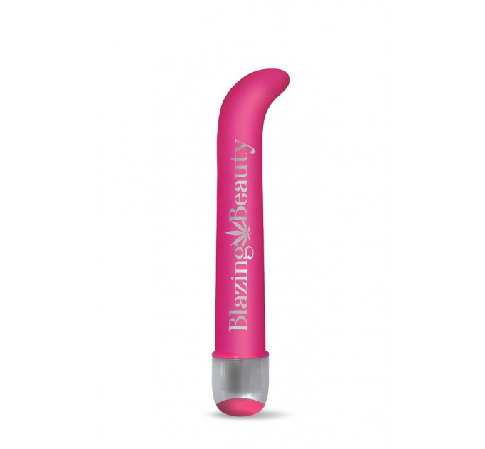 Вибратор Buzzed G-spot Vibe, ярко розовый, 17,7 см