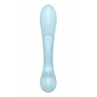 Вібратор кролик Satisfyer Triple Oh з трьома моторами, блакитний