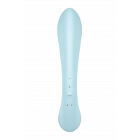 Вібратор кролик Satisfyer Triple Oh з трьома моторами, блакитний