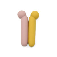 Вібратор для точки G Sweet Em Velvet Lure, бежевий