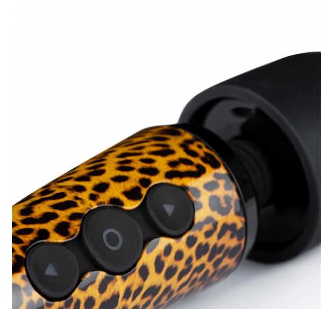 Вибратор микрофон Shaka Wand, черный, леопардовый